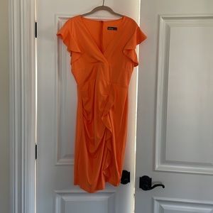 NWOT chic me orange dress XL